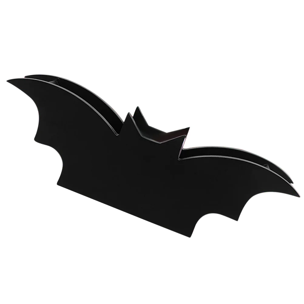 

Wooden Storage Box Decorative Bat Shaped Box Desktop Storage Holder Multi-use Case