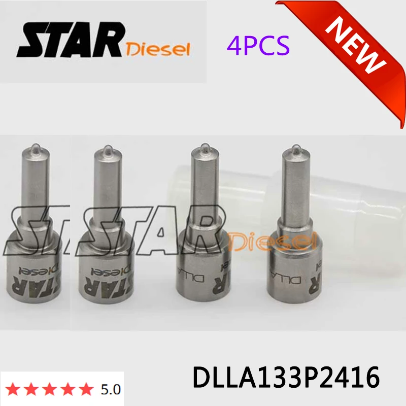 

STAR Diesel 4*DLLA133P2416 Sprayer Nozzle Tips DLLA 133P 2416 DLLA 133 P 2416 For Fuel Common Rail Auto Engine