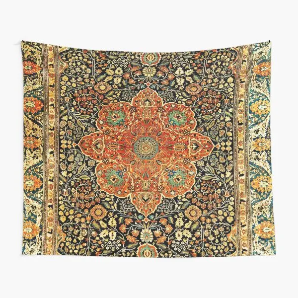 

Antique Persian Mohtashem Kashan Rug Pri Tapestry Mat Hanging Decor Living Bedroom Room Beautiful Towel Printed Wall Travel
