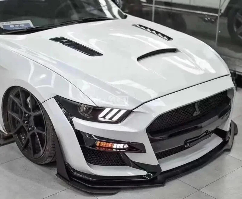 Обновление до пластикового комплекта переднего бампера GT500 для Ford Mustang S550 2015-2022