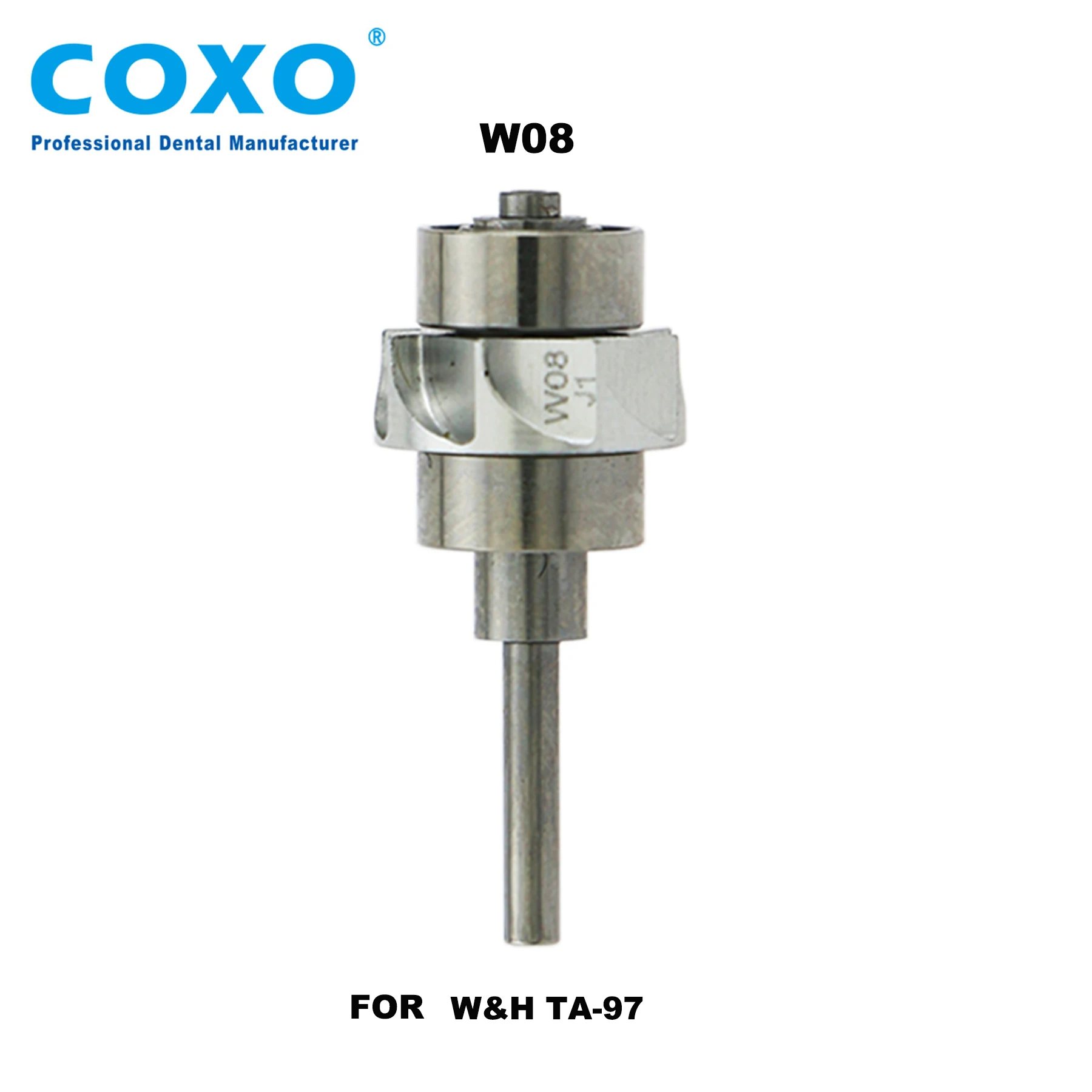 COXO Dental Spare Rotor Cartridge High Speed Turbine W08 For W&H TA-97 Handpiece
