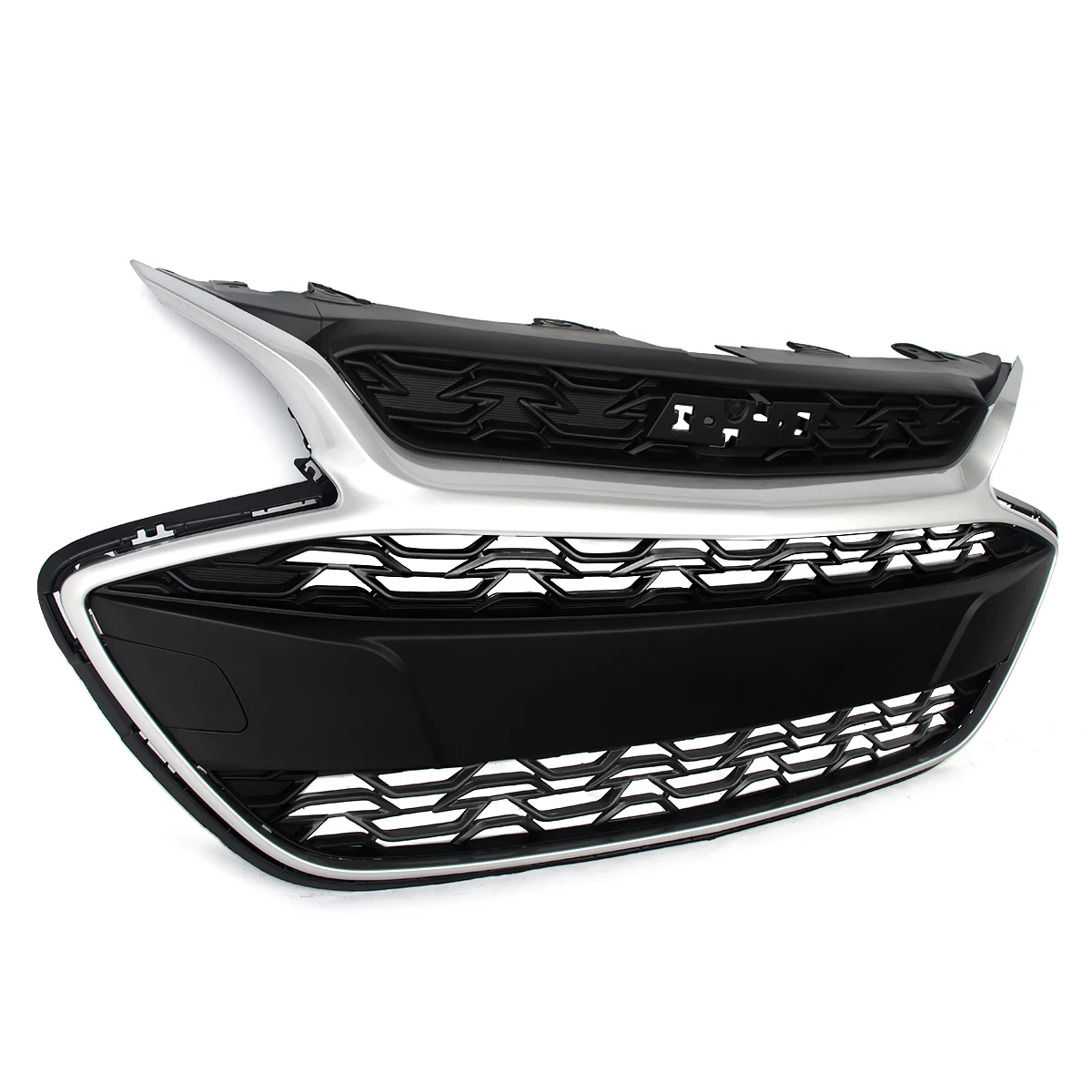 Решетка переднего бампера подходит для Chevrolet Spark 2019-2022 передняя верхняя и нижняя