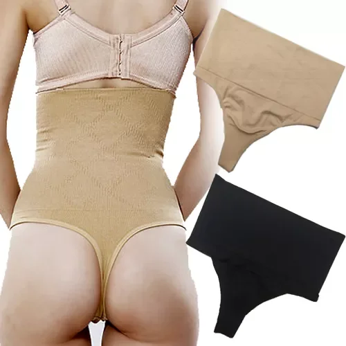 New in High Waist Thongs Sexy G string Thong Panties Abdomen Shaping Hip Lift Underwear Lady Panties Plus Size Brief Panty Brief