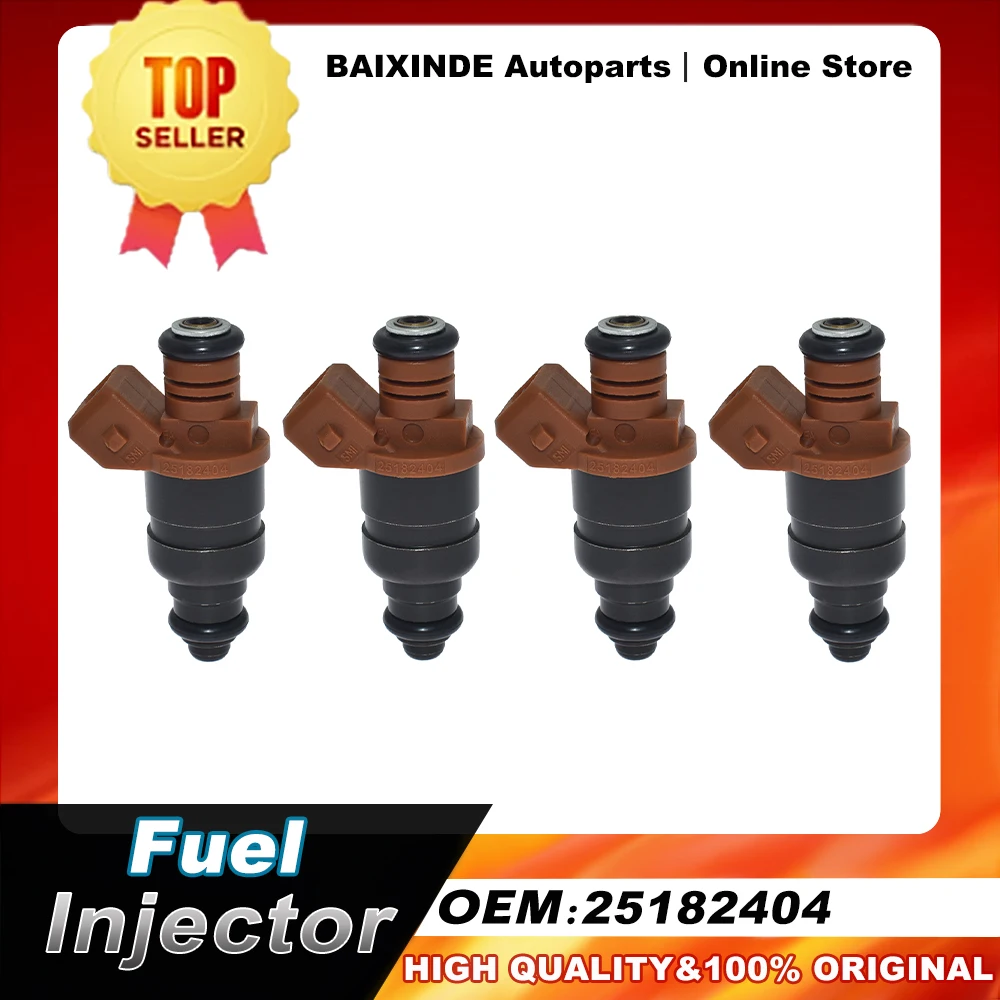 

1/4PCS OEM 25182404 96332261 Fuel Injector For Chevrolet Optra Daewoo Lacetti MK1 1.6 16V, GM 1.4/1.6
