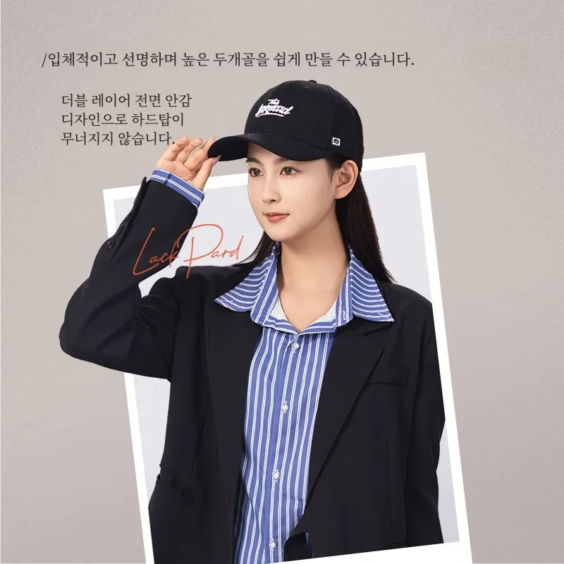 Бейсбольная кепка Lackpard новинка 2024 повседневная универсальная жесткая шляпа со