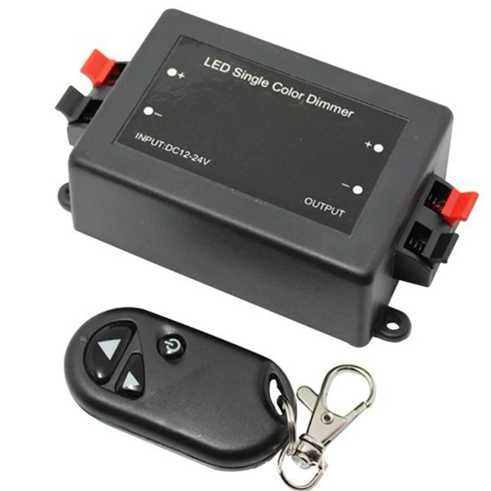 

12V 24V 8A Wireless RF Panel 3 Keys Easy Install For LED Strip Switch Smart DIY Single Color Home Lighting Dimmer Controller