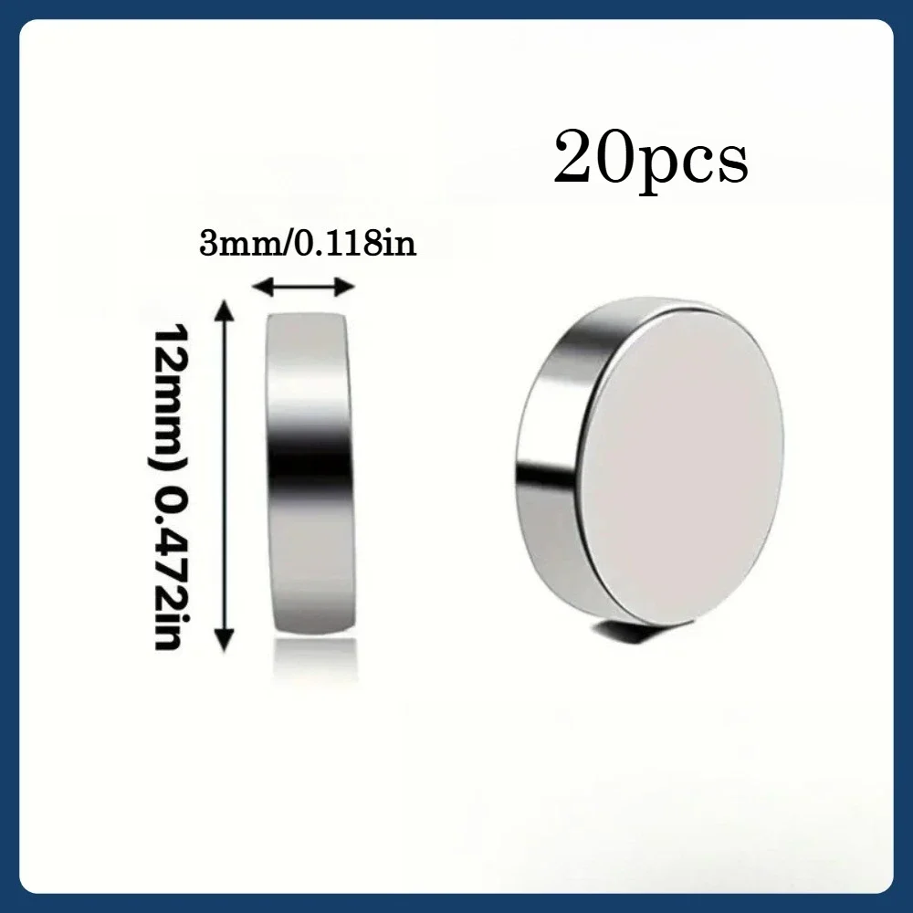 

Неодимовый Магнит Круглый 12x1/12x2/12x3 Мм Для Крепления На Кухонное Окно, Фиксации Фотографий, Организации Хранения В Офисе