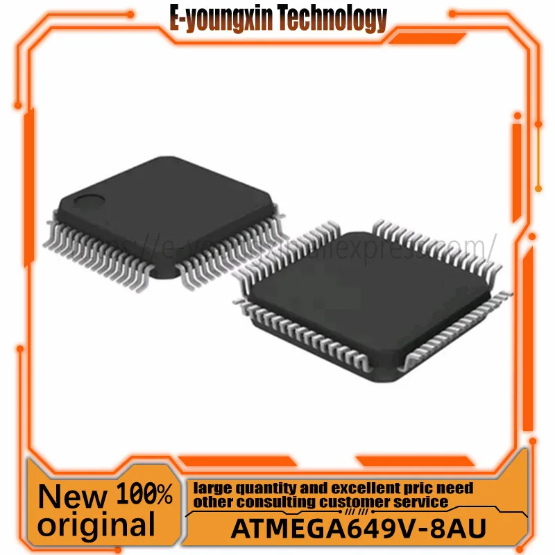 

(5-10 шт.) 100% Новинка Φ ATMEGA649V 8AU ATMEGA649V-8AU чипсет