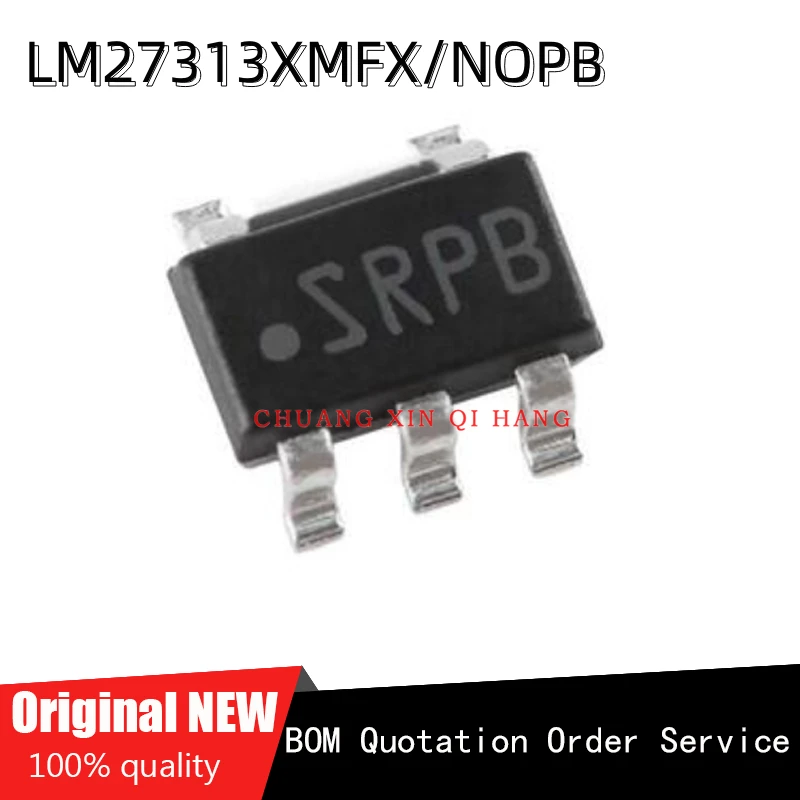 

5 шт., LM27313XMFX/NOPB SRPB LM27313XMFX LM27313, IC REG BOOST ADJ, ма