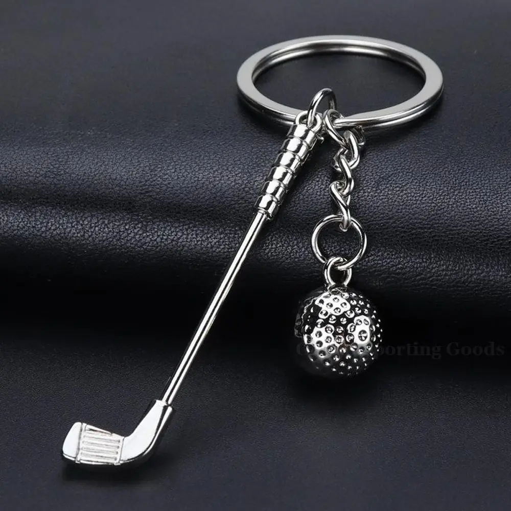 Gift Craft Golf Club Ball Keychain Sports Themed Keyring Key