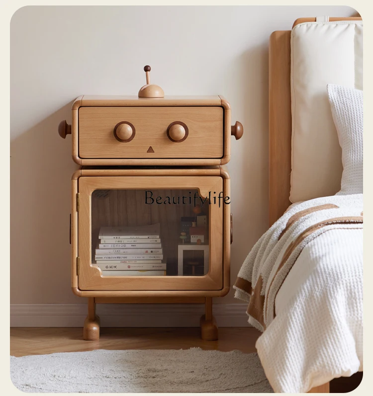 Фотошкаф современный креативный шкаф для хранения с планкой из бука