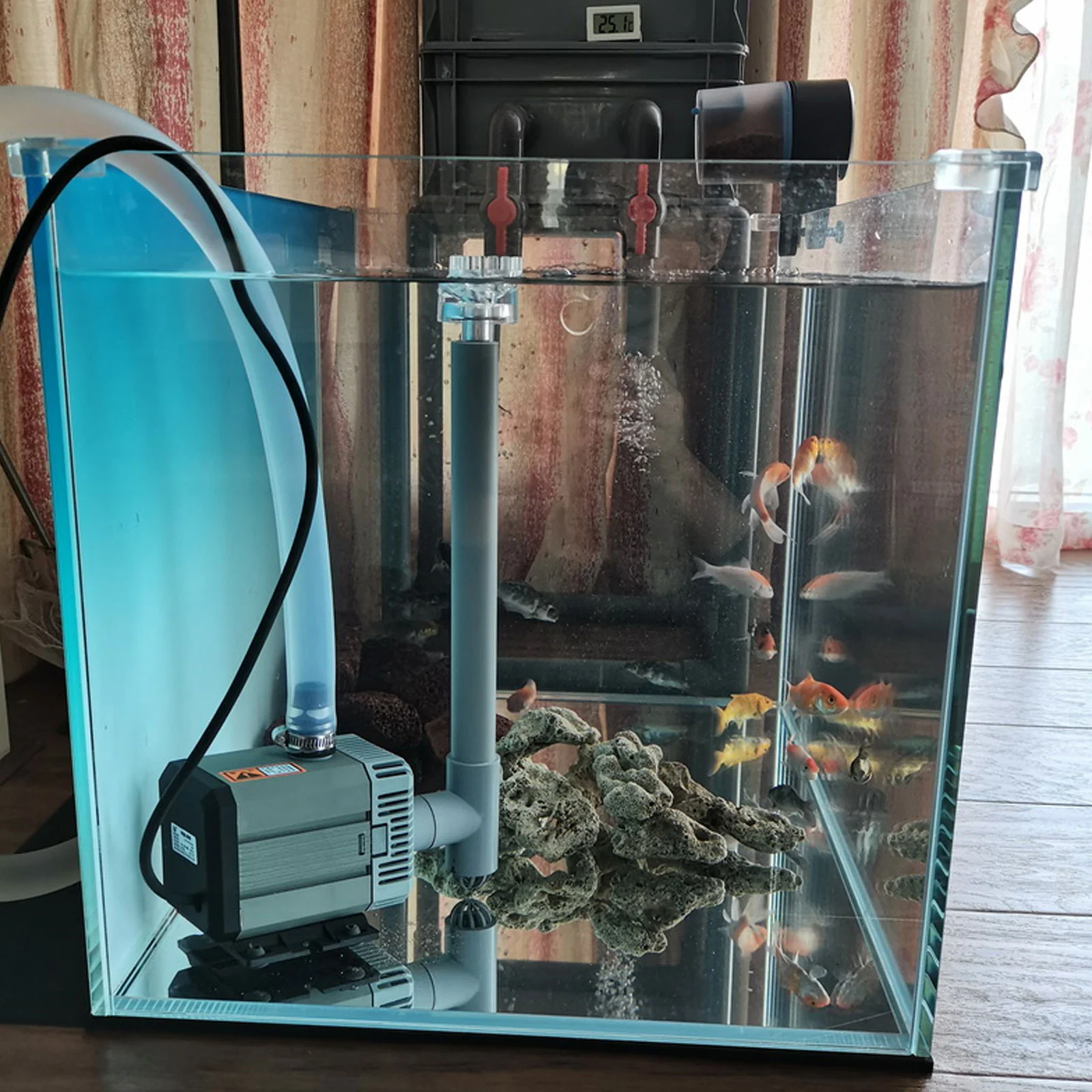 

Oil Film Filter Processor Fish Tank Aquarium Skimmer Protein Removal Watercleaner Remove Remover Device