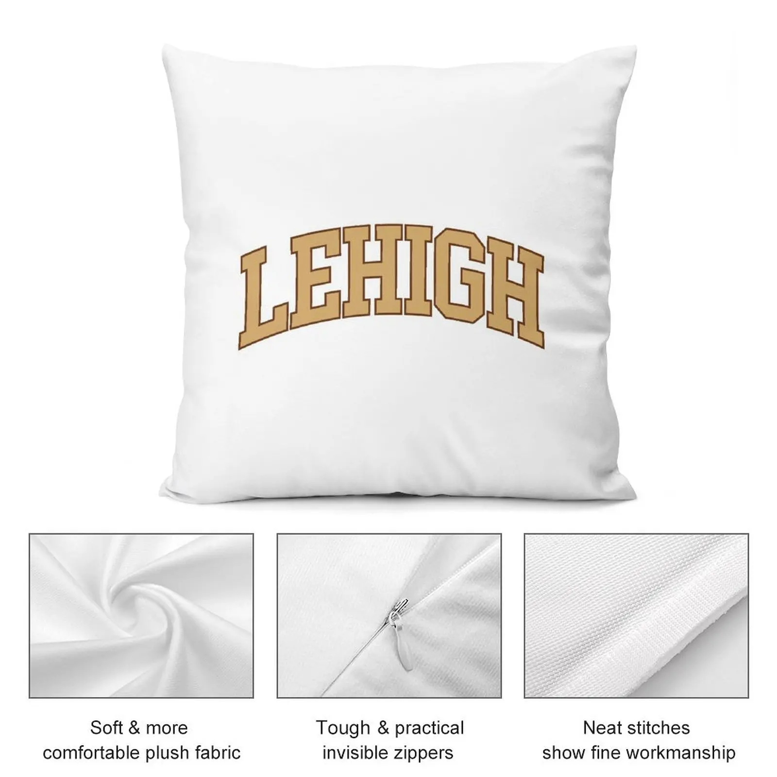 Изогнутая подушка lehigh-college осенняя наволочка для дивана роскошная