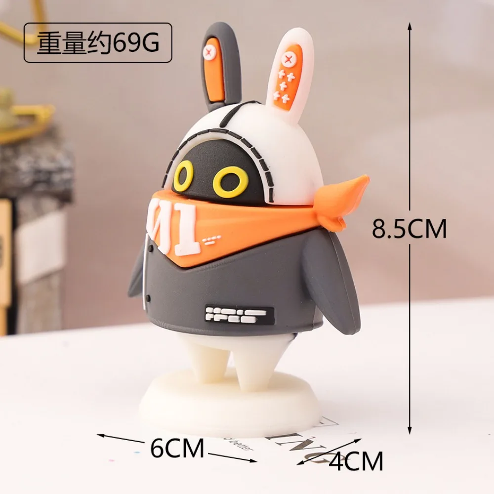 Брелок для ключей Game Zenless Zone Zero The Bangboo милые мультяшные аксессуары мягкая резина