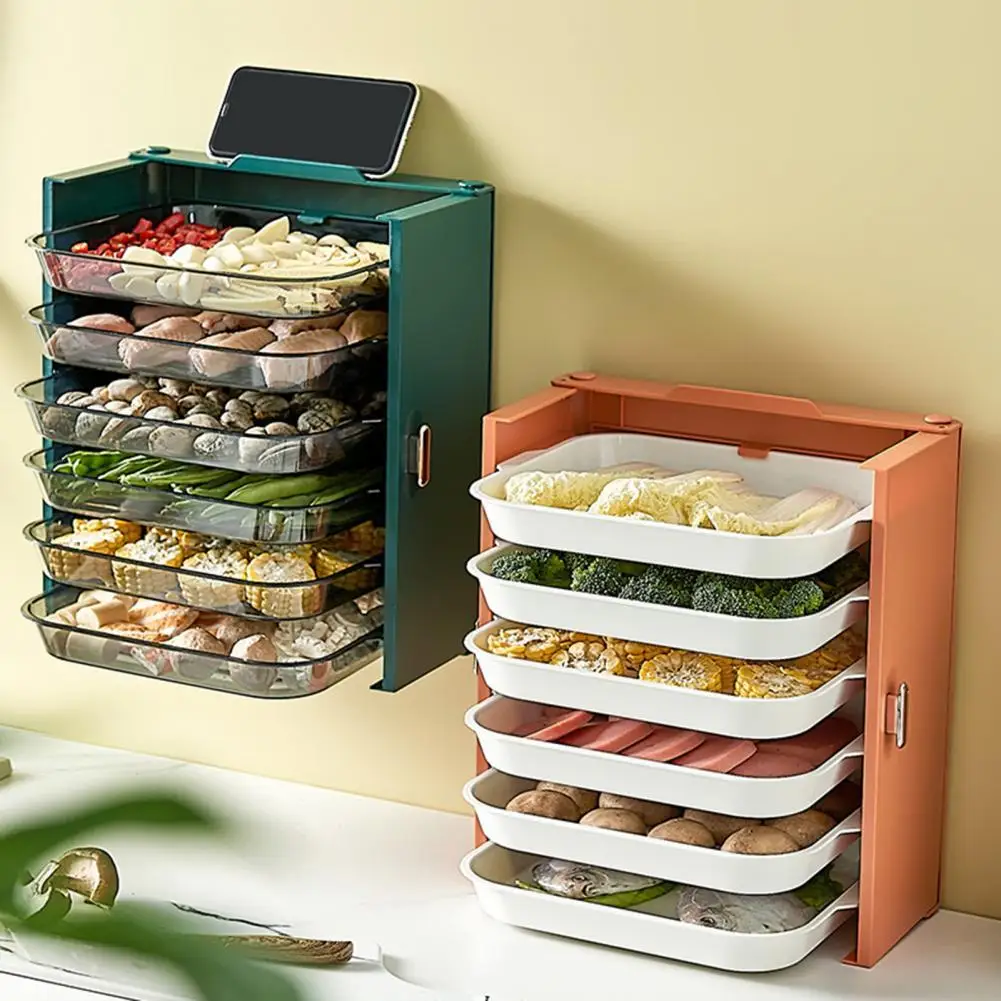 

Kitchen Shelf Organizer Great Household Superimposed Dish Tray Plastic Cooking Dishes Tray