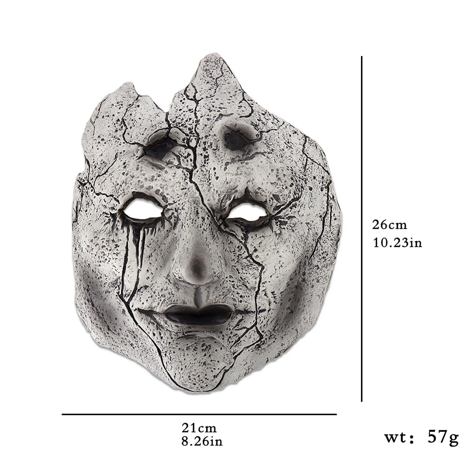 Латексная Маска Ужасов Для Взрослых Костюм Ролевых Игр Zany Реалистичный