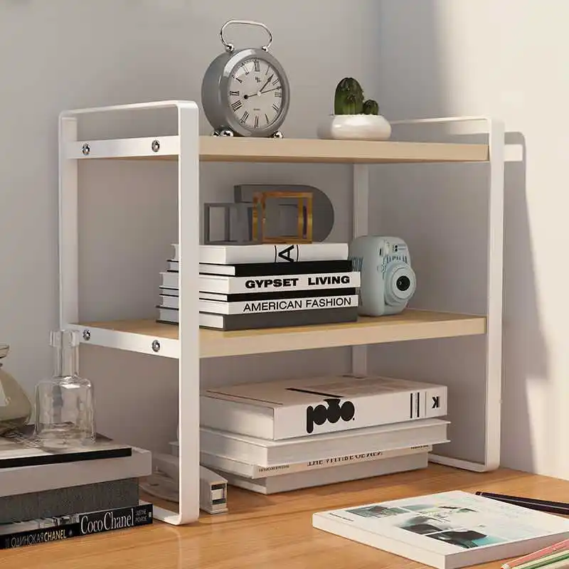 

Nordic Ins Style Desktop Rack Desk File Storage Rack Bedside Bay Window Sill Table Multi-layer Bookshelf Desk Shelf Gaming Desk