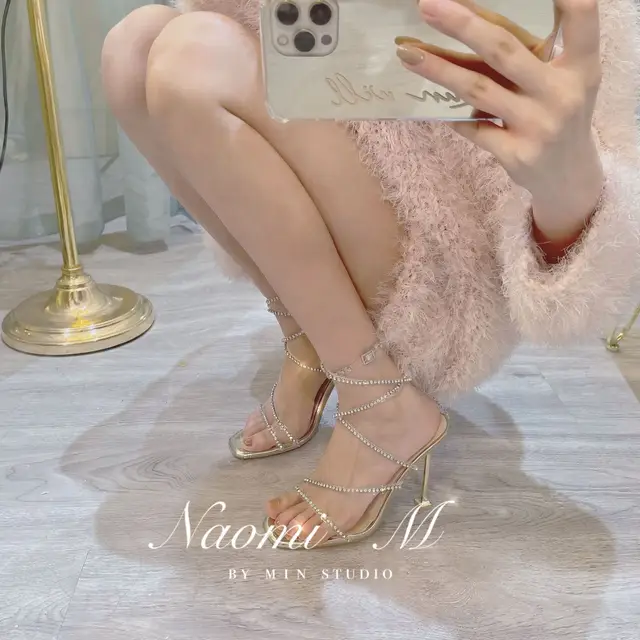 Free Shipping Rhinestone High Heels 