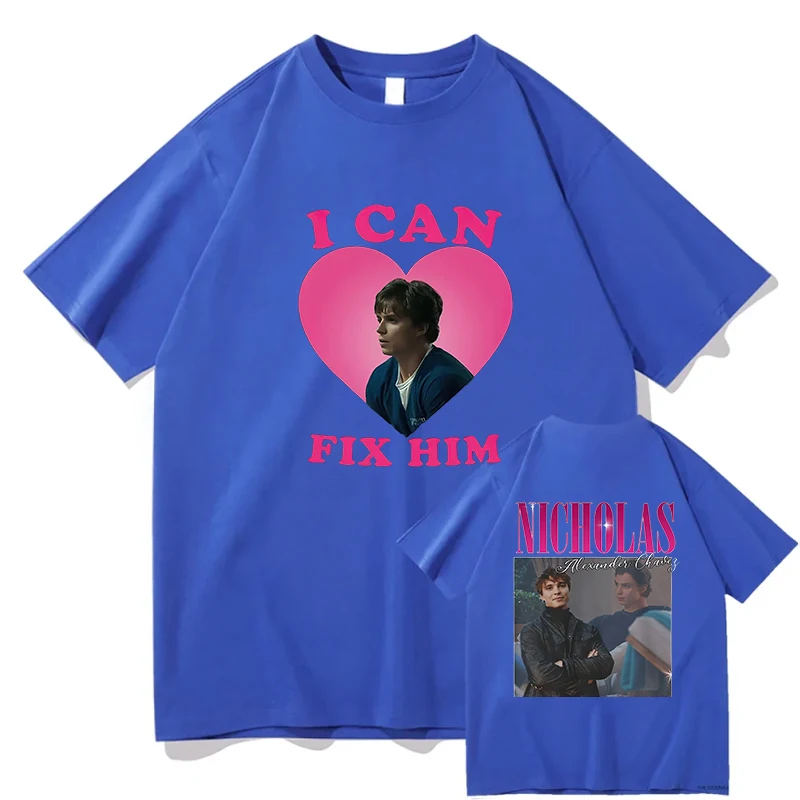 Мужская и женская двухсторонняя футболка из чистого хлопка с коротким рукавом