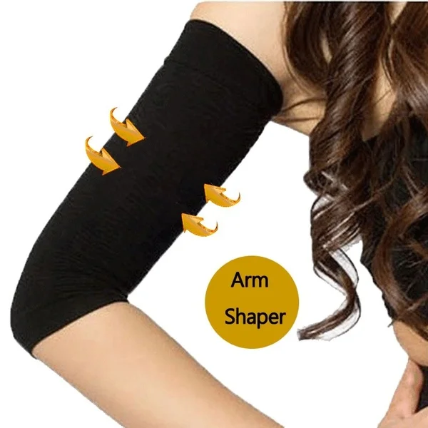 

2Pcs Women Weight Loss Arm Shaper Fat Buster Off Cellulite Slimming Wrap Belt Band Face Lift Tool