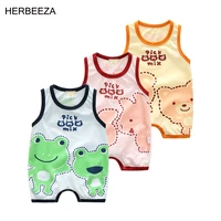 cartoon baby boy clothes soft boy baby sleepwear for newborns jumpsuit toddler baby bobysuit summer casual infant clothing