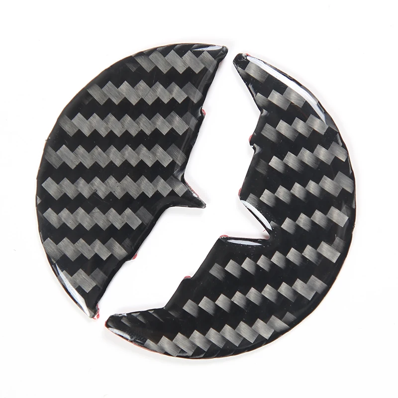 

For Chevrolet Corvette C6 Z06 2005-13 Carbon Fiber Interior Accessories Car Styling Steering Wheel Center Covers Stickers Trim