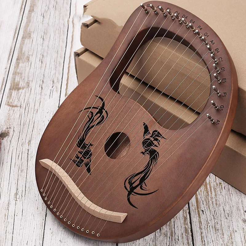 Miniature Musical Harp Child Professional Mandolin Chinese Ethnic Adults Lyre Harp Music Gift Wood Estrumento Musical Appliances