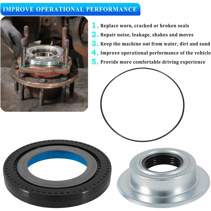 Комплект вакуумных уплотнений кулака переднего моста и внешних трубок для Ford F250