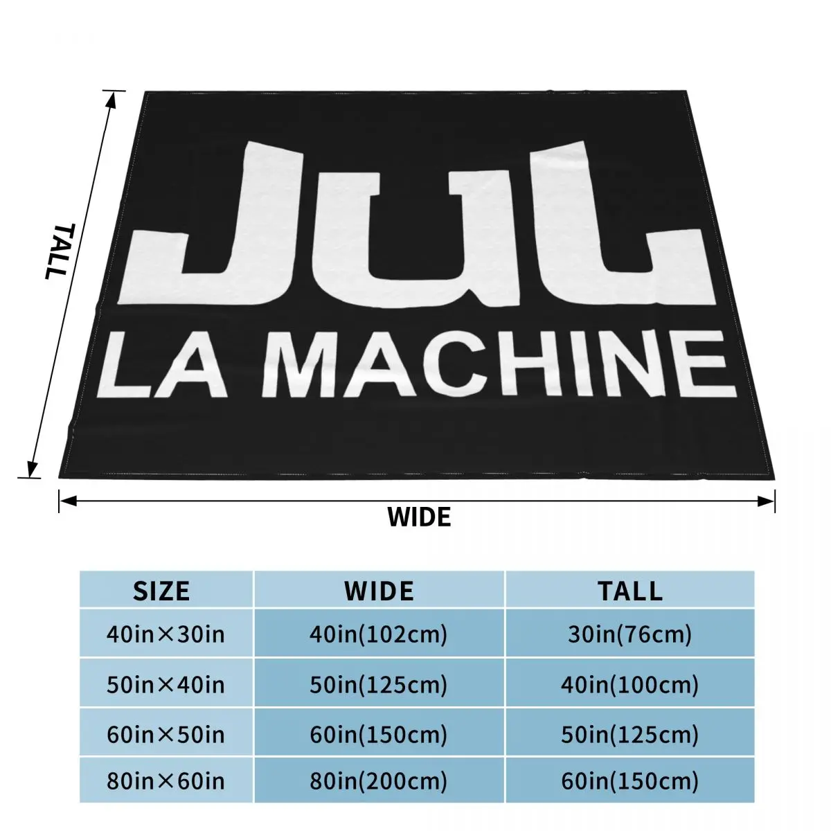 Персонализированное одеяло Chanteur Jul La Machine покрывало на кровать толстое