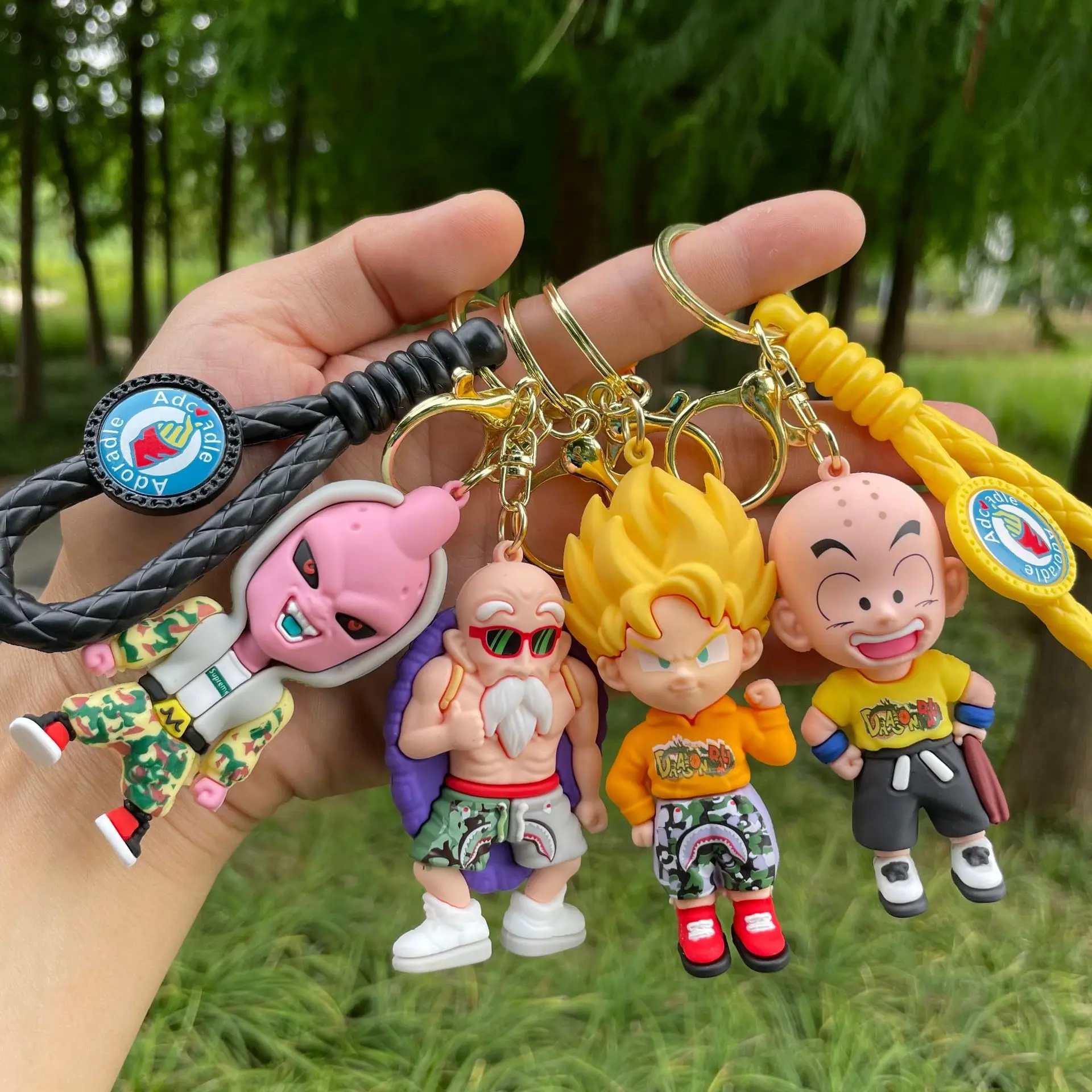 

Anime Dragon Ball Kame Keychain Son Goku Keyring Vegeta Figures Key Chain Backpack Pendant Accessories Charms Kid Ornament Toy