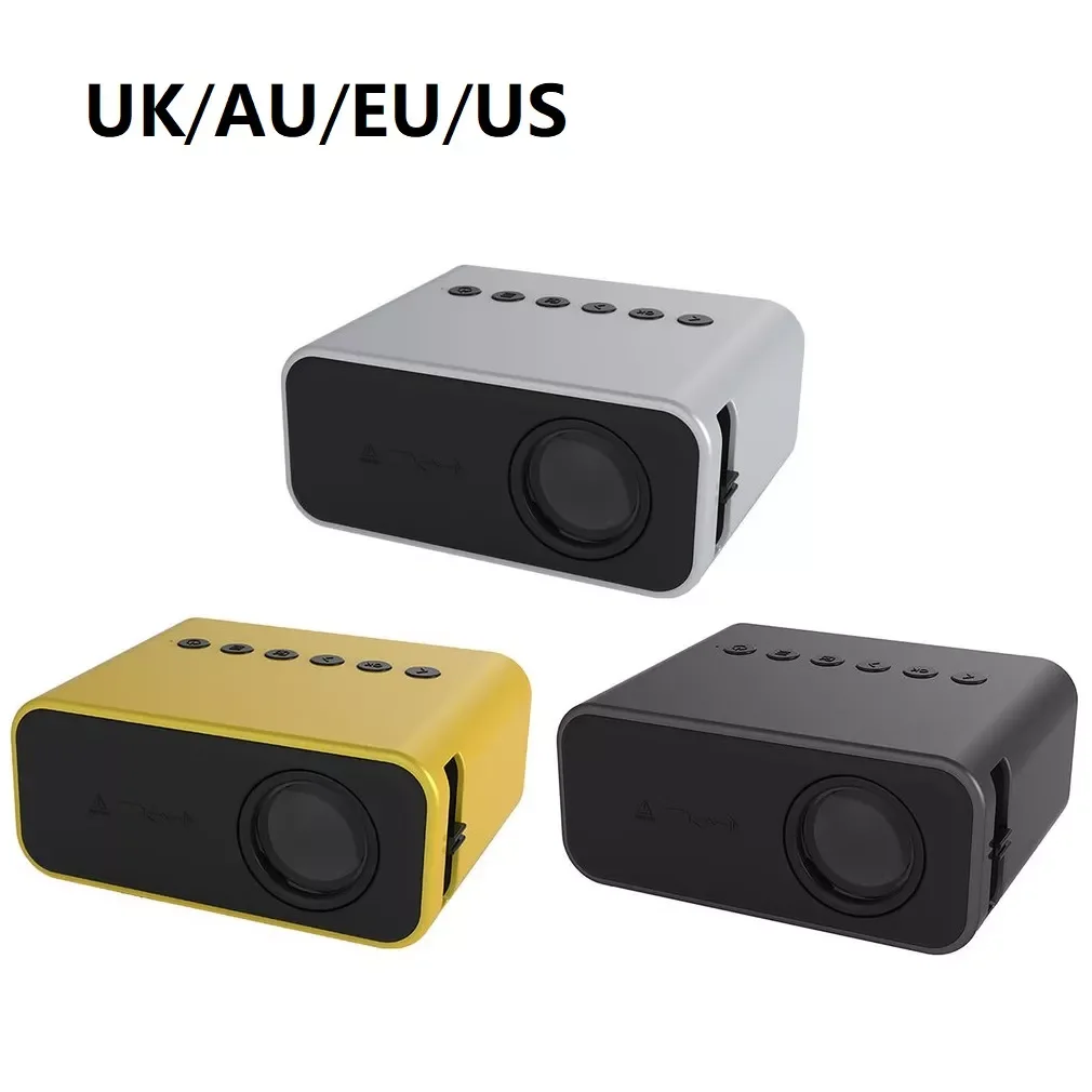 

YT500 Projector With Wired Same Screen High-speed Picture Home Theater Video Beamer Built-in Speaker Portable Media Player