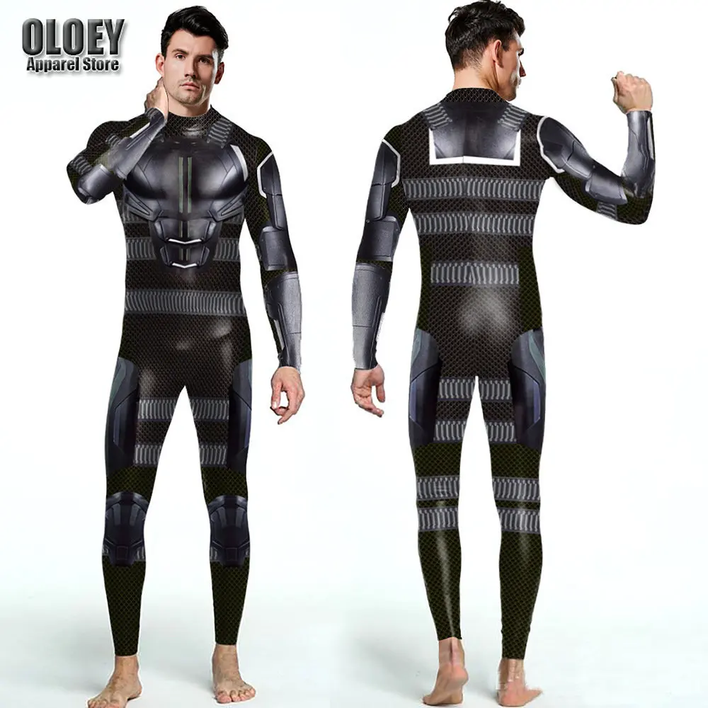 

Женский и мужской комбинезон для ролевых игр, с 3D-принтом