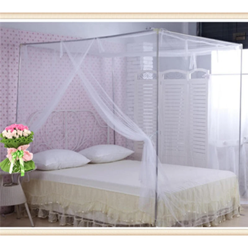 White 1PC Mosquito Net Fly Repellent Home Summer Bedroom Encryption Nets Bed Student Dormitory Mosquito Nets 200*180cm