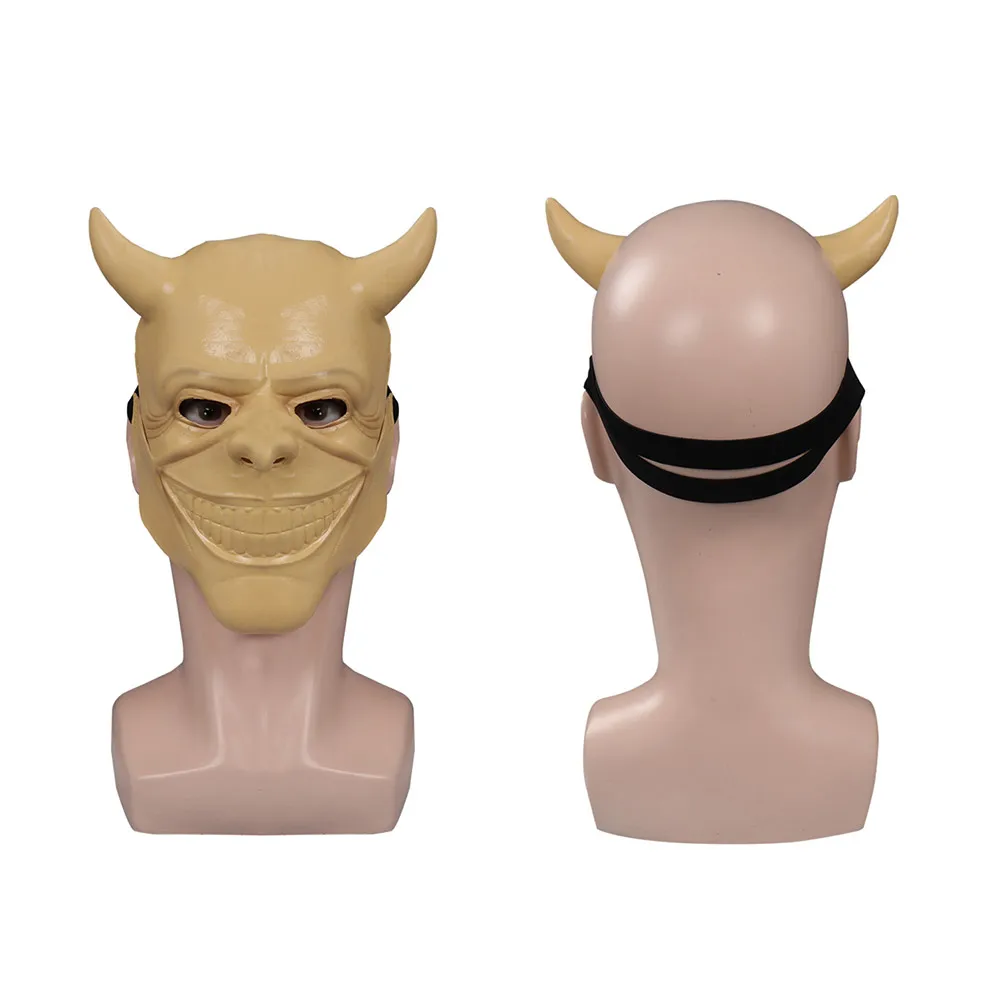 

Черные наушники-захватыватели для телефона латексная маска на половину лица реквизит для костюма Хэллоуина вечеринки