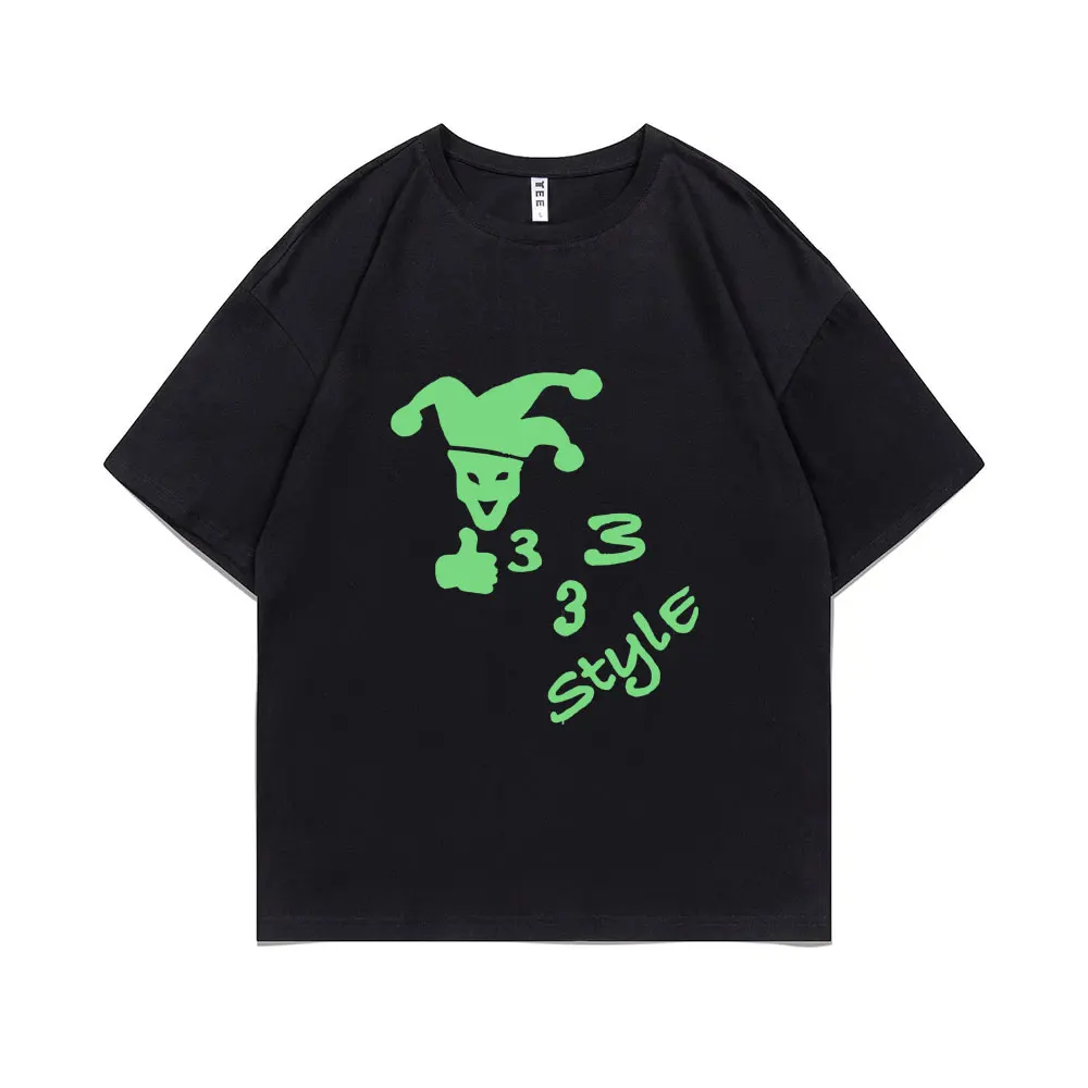 

Rapper Bladee Drain Gang 333 Style Hero of My Story Logo Graphic T-shirts Men Women Hip Hop Oversized Tshirt Men's Short Sleeve