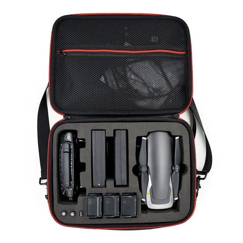 

Hot 3C-Waterproof Storage Bag Hardshell Handbag Case For Carrying DJI MAVIC Air Drone & 3 Batteries And Accessories Carry Bag Wi