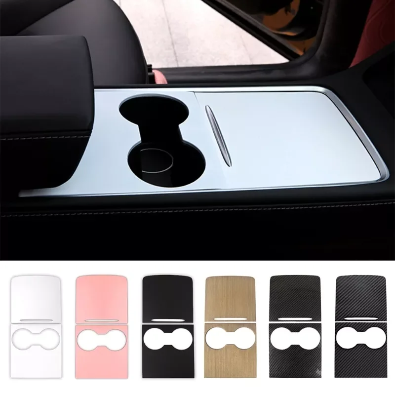 

For Model 3 / Model Y Center Console Wrap Matte Console Stickers Interior Decor