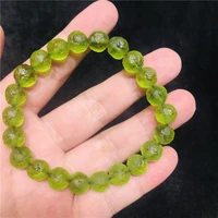12mm green gem moldavite meteorite impact glass czech bracelet drop shipping 1pc