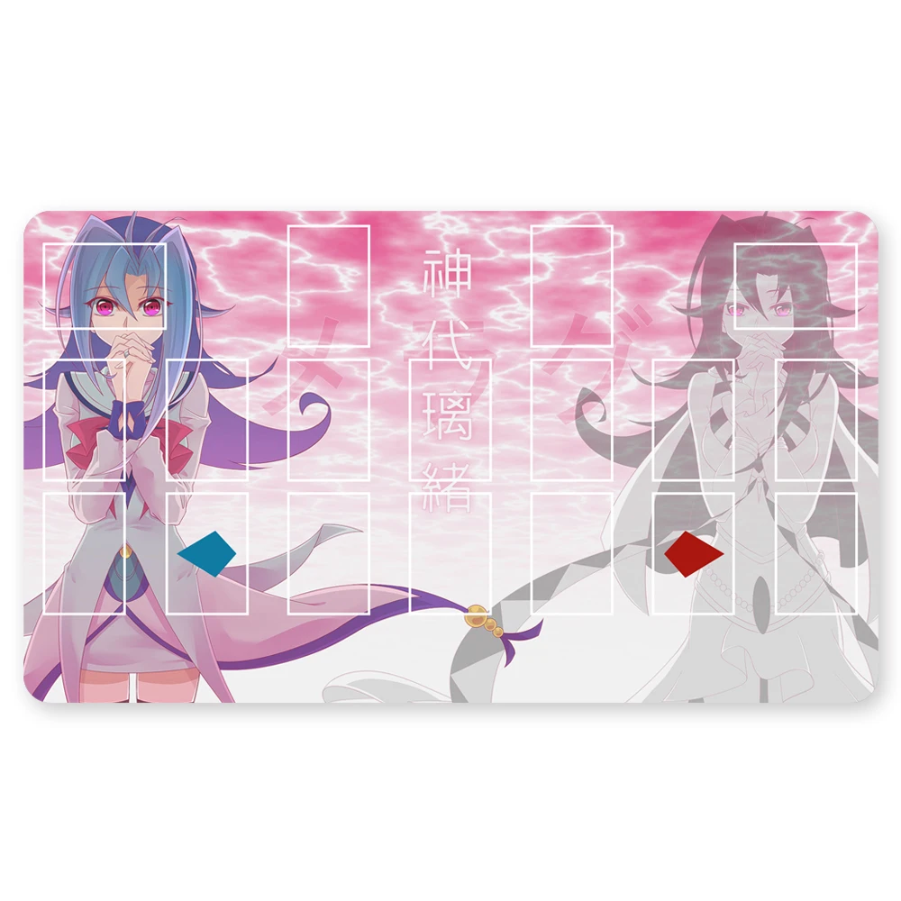 

682435 - TCG Playmat Blue-eyes Ultimate Dragon Dark Magician Duel Monsters Playmats Compatible for YuGiOh OCG TCG CCG + Free Bag