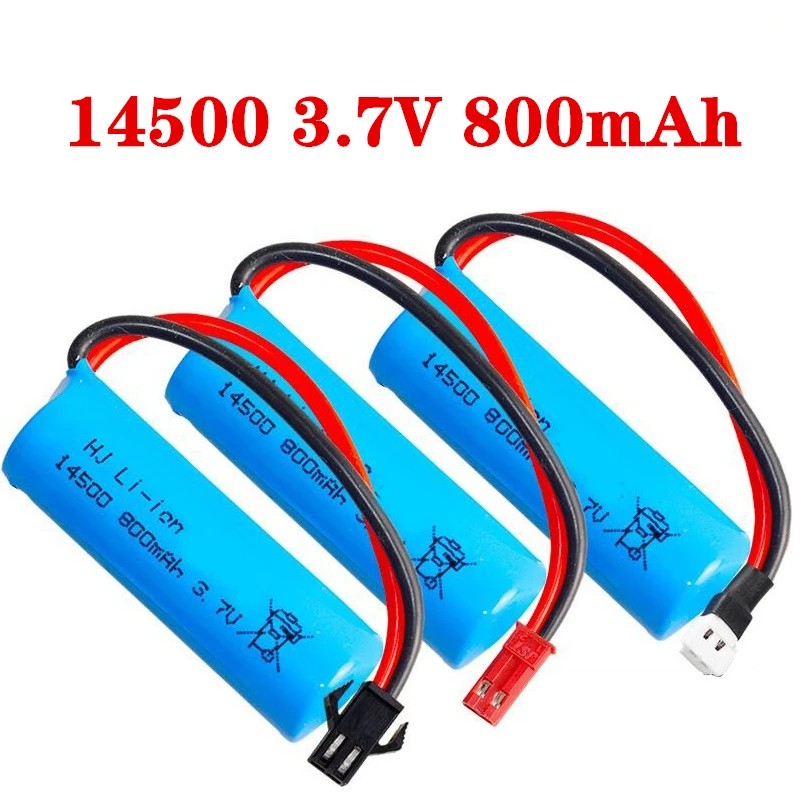 

Для C2 D828 3,7 в 800 мАч 14500 Lipo аккумулятор для радиоуправляемых игрушек Вертолет автомобиль Бао Танк пистолет грузовик поезд мотоциклы 3,7 в аккум...