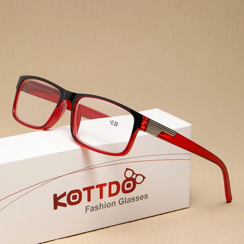 Новые квадратные очки для чтения роскошный брендовый дизайн модные по рецепту