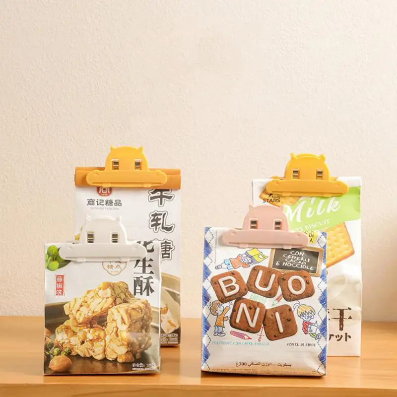 

Mini Air Tight Vacuum Sealer Clamp Portable Sealer Clam Kitchen Storage Food Snack Seal Sealing Bag Clips Kitchen Accessories