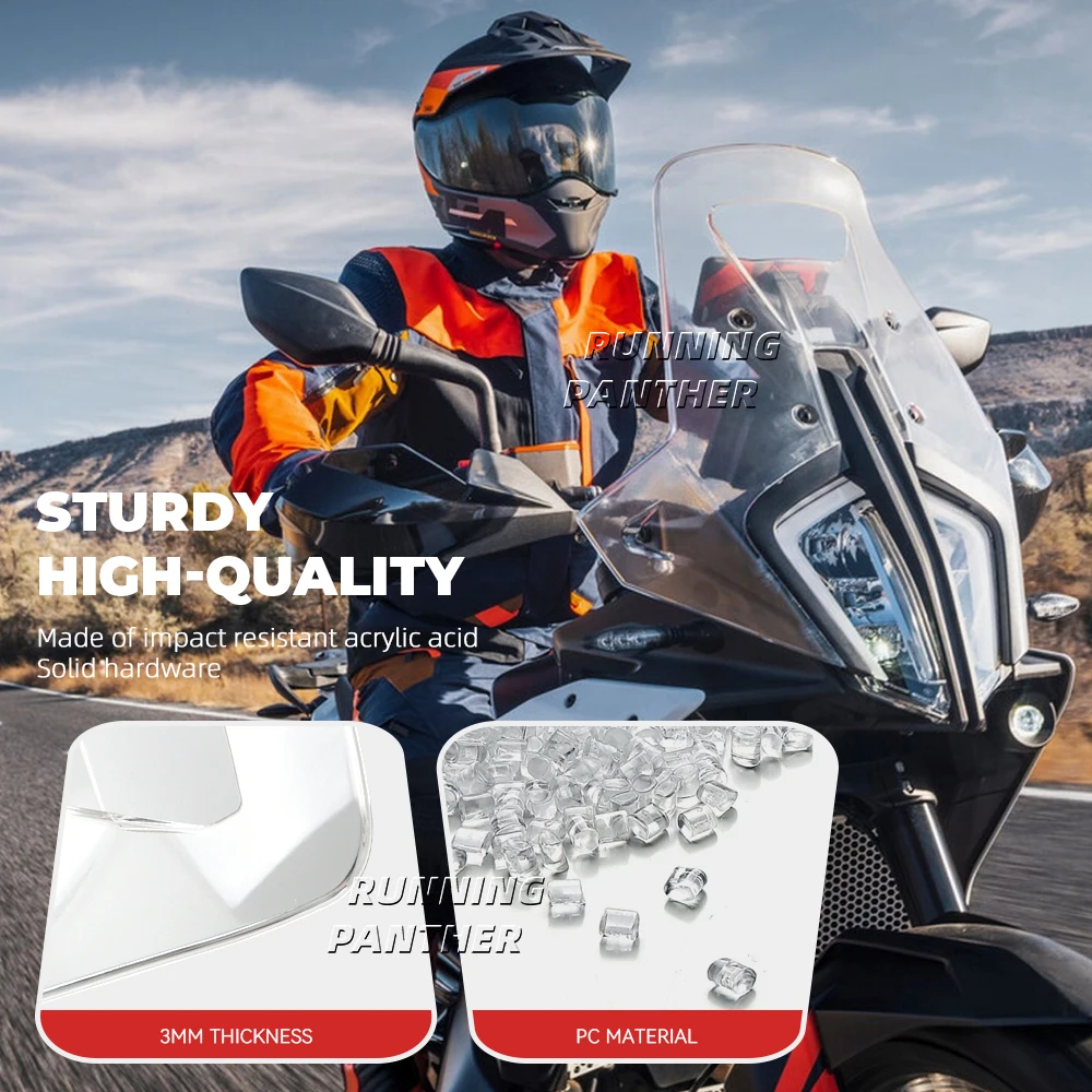 Козырек на лобовое стекло для мотоцикла 790 890 ADVENTURE / R RALLY 2023-2024