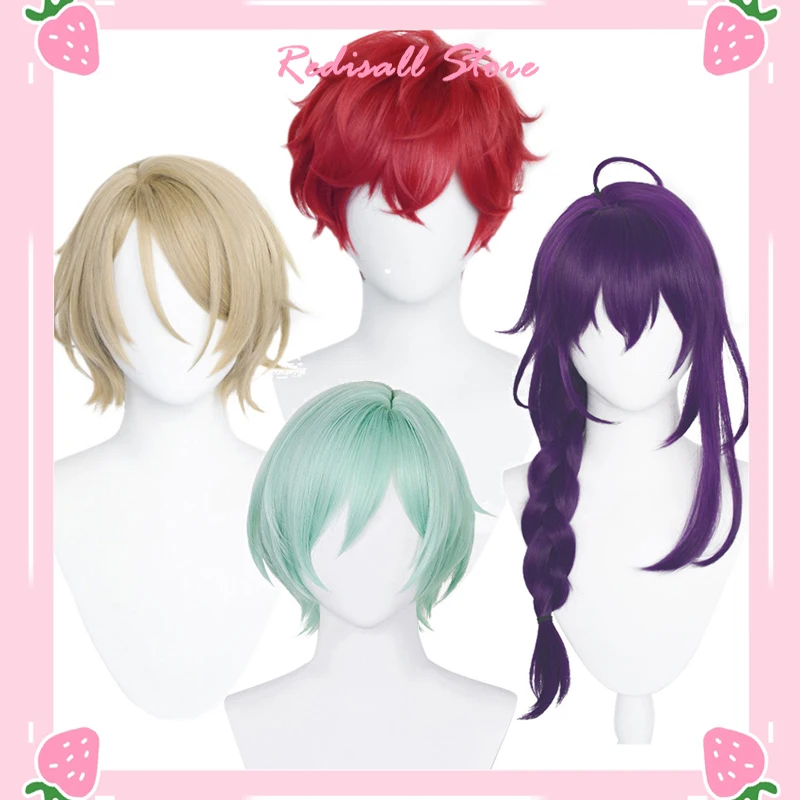 Парик для косплея с изображением героев мультфильма трости |