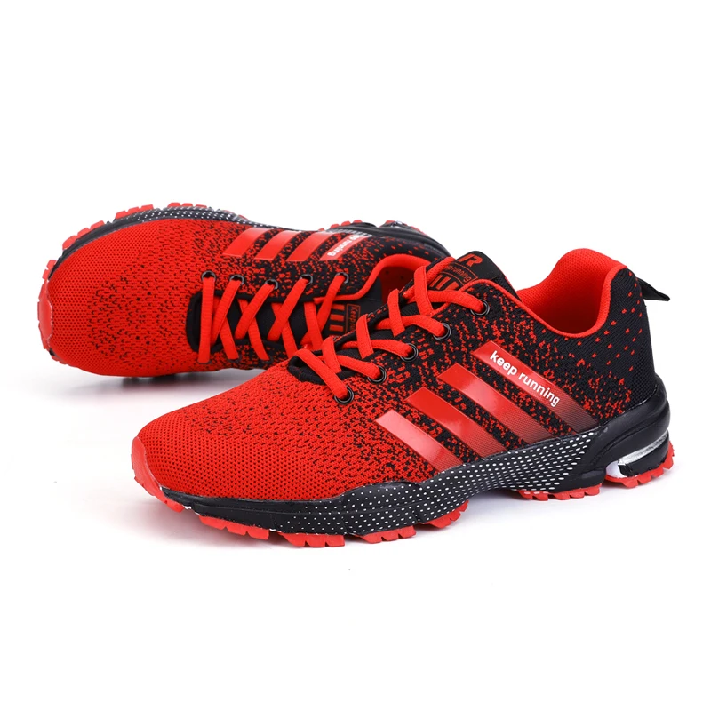 Fashion Marathon Men Running Shoes Mesh Breathable Men Sports Shoes Outdoor Lightweight Running Male Sneakers Training Footwear