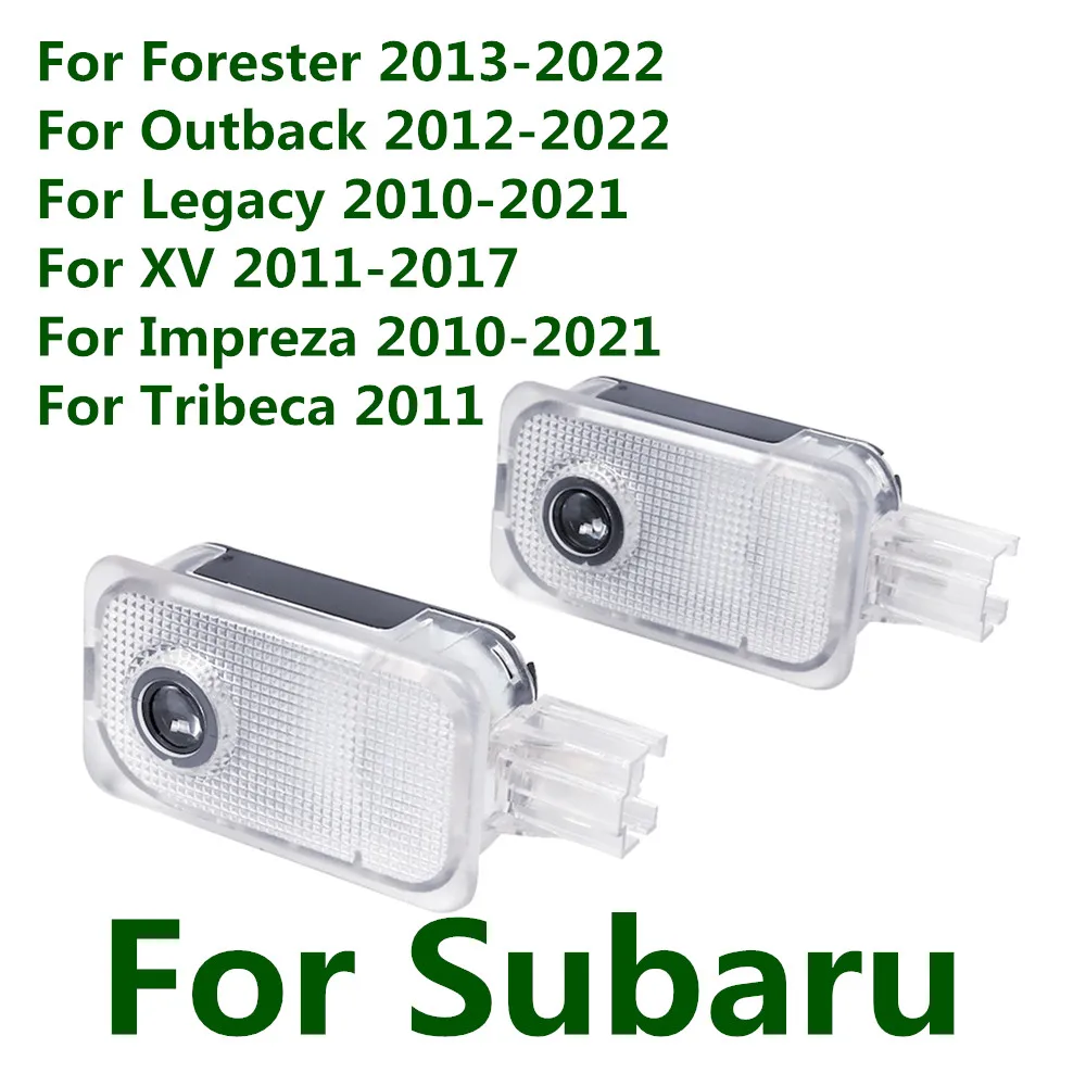 

Для Subaru Forester Tribeca Impreza XV Legacy Outback светодиодный Автомобильная дверь фотолампа подлинность Призрак Тень аксессуары