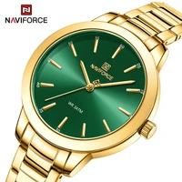 naviforce brand 2022 watches for women luxury casual quartz clock ladies stainless steel women fashion rose gold wrist watch