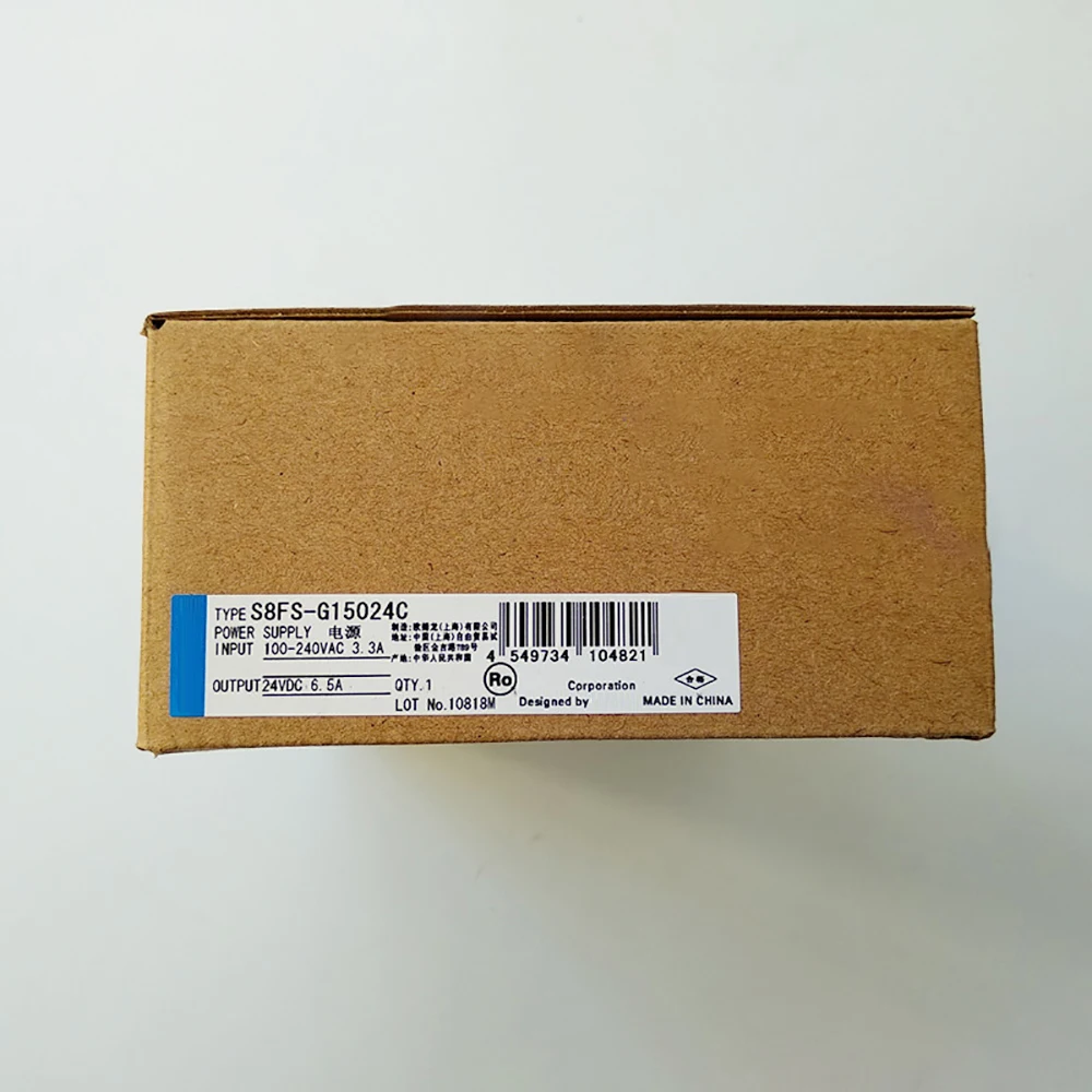 

Industrial Control Product S8FS-G15024C Switching Power Supply 150W/24V 6A Output High Quality Fast Ship