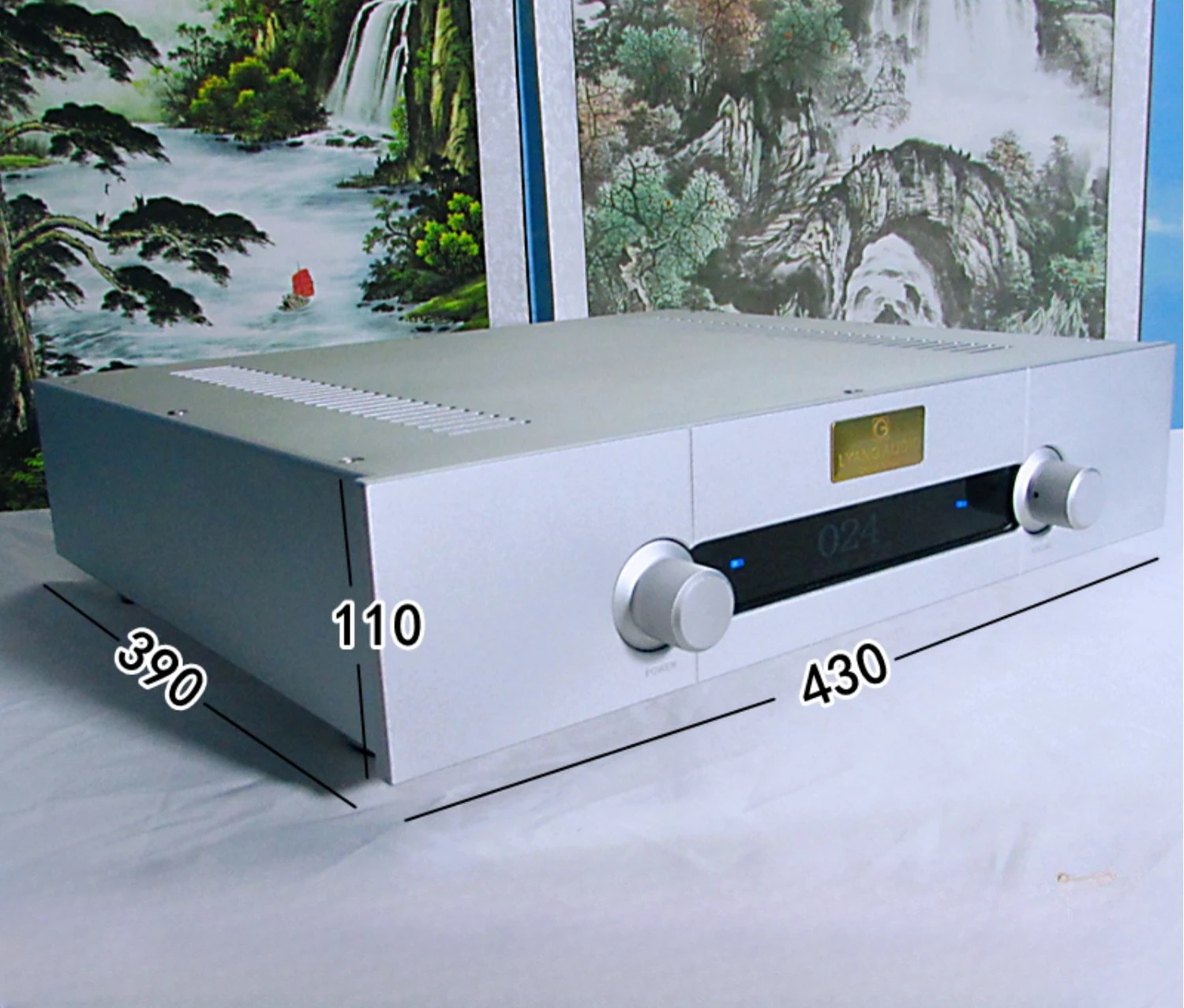 Ламповый усилитель AMXEKR T1000 PRO полностью сбалансированный с пультом