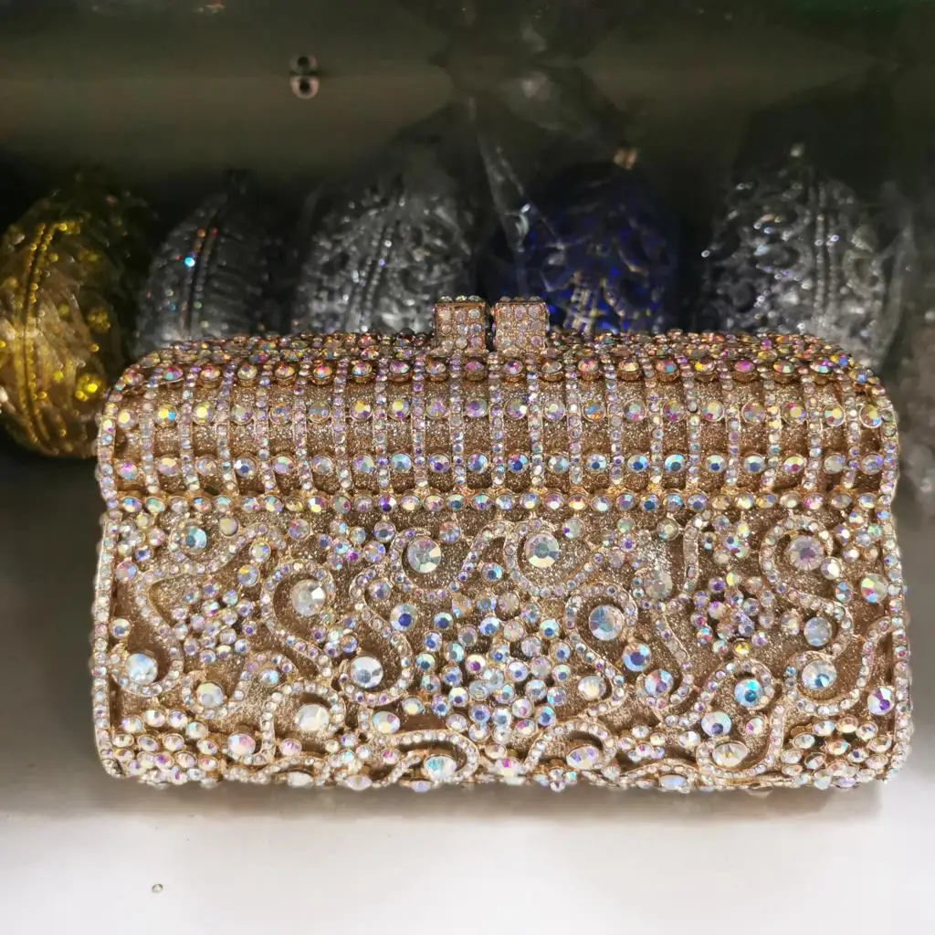 

Элегантные женские золотистые дизайнерские металлические кошельки и сумочки с цветочным рисунком, свадебная сумка для ужина, вечерняя сумка, клатч